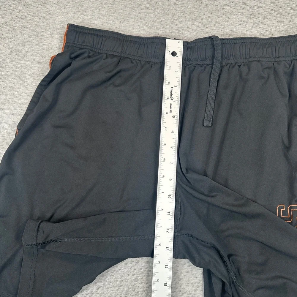 Nike Texas Longhorns Athletic Shorts Mens Large Black Dri-FIT NCAA Pull On